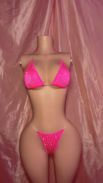 Hot Pink Two Piece