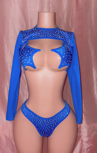 Royal Blue Star Long Sleeve Set