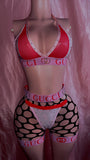 Blush/Red DD 3 Piece Set