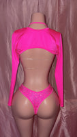 Hot Pink Star Long Sleeve Set