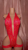 Fuchsia Lace Leg Wrap