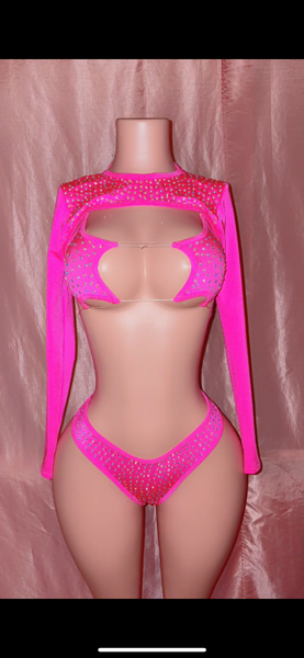 Hot Pink Star Long Sleeve Set