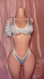 Silver Metallic One Piece