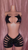Black Star Cut Short Set